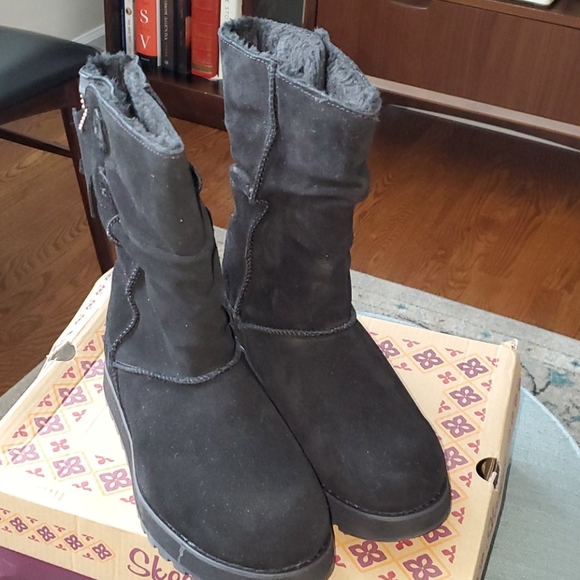 skechers keepsakes freezing temps womens boots